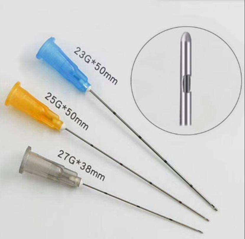 Filler Cannula (Fine, Blunt Tip, Micro Cannula with puncture needle)
